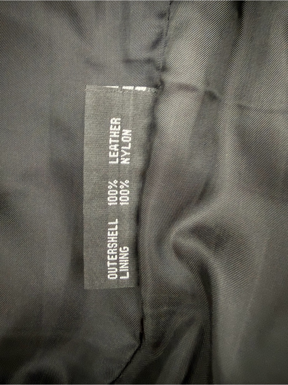Vintage First Women's Black Genuine Leather Straight Pants Front Zip Lined 12 - Picture 7 of 12